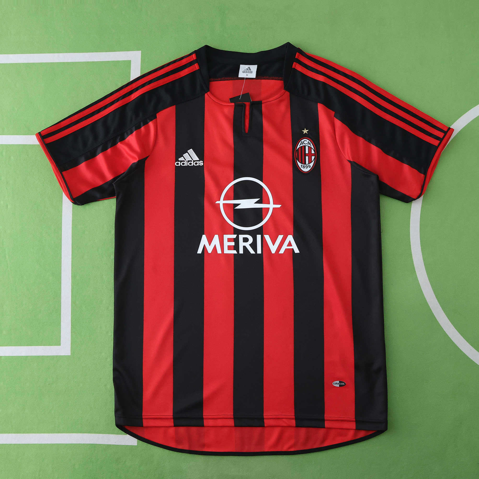 03-04 A.C. Milan home retro Fan version