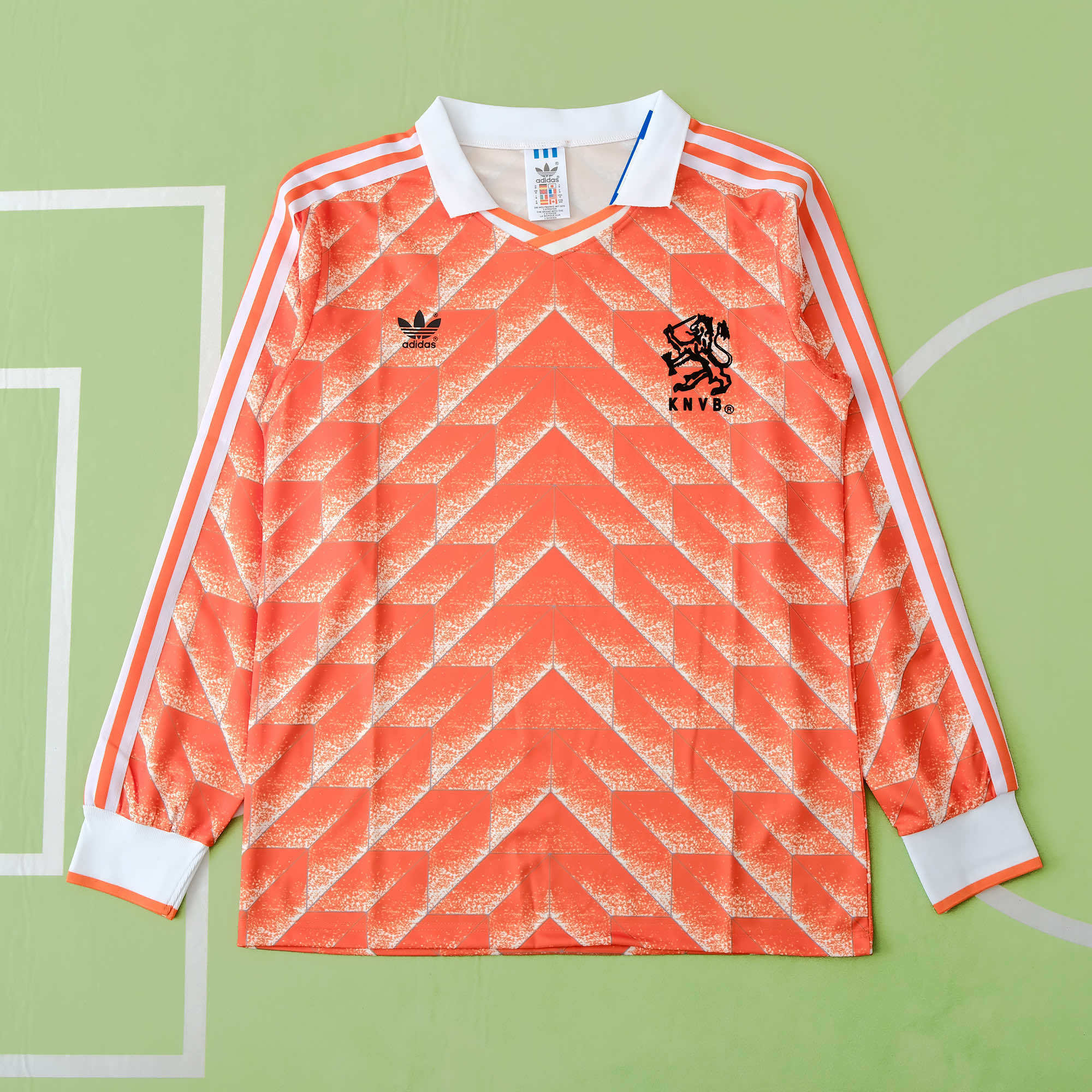 1988 Netherlands home retro Fan version