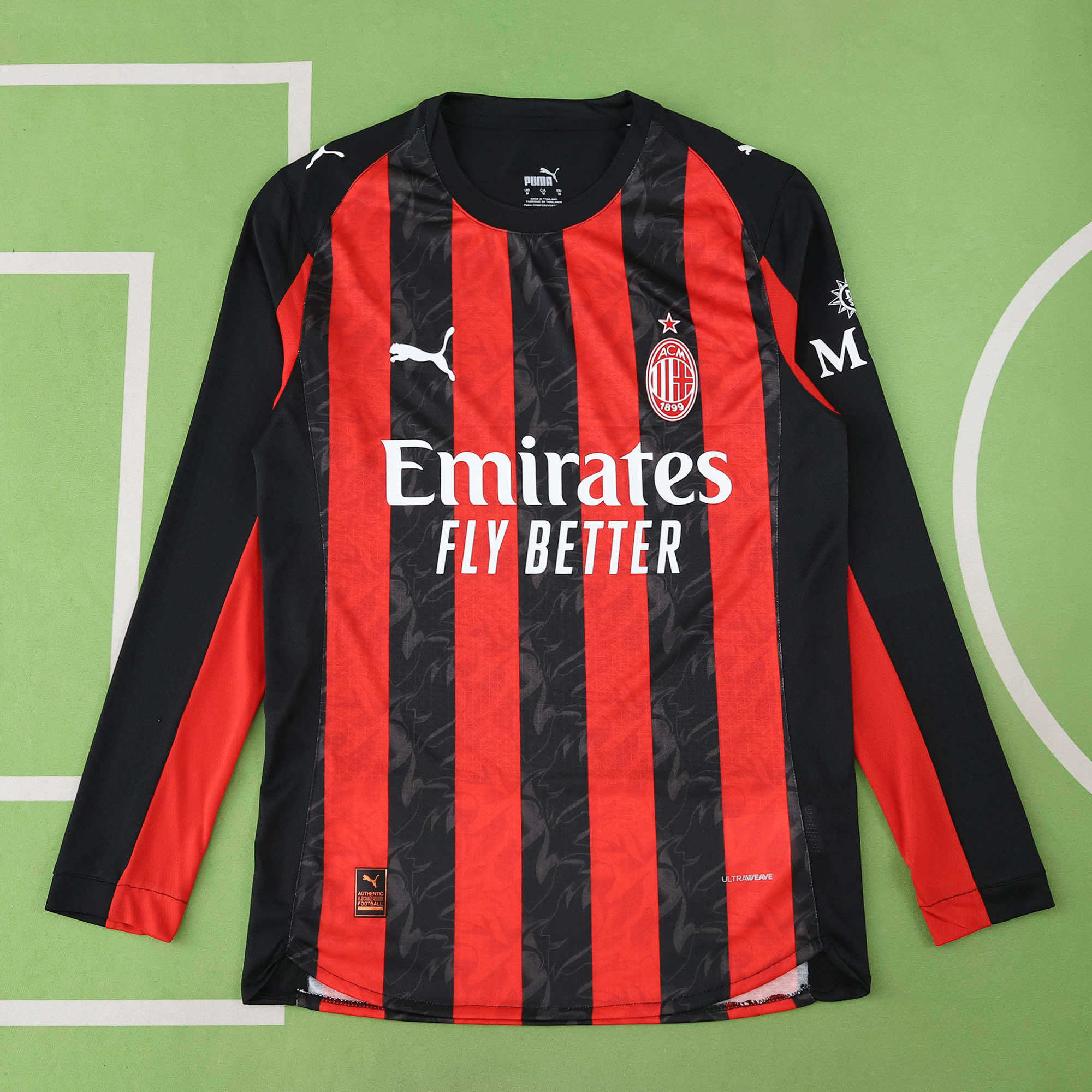 25-26 A.C. Milan home Long sleeved Player version