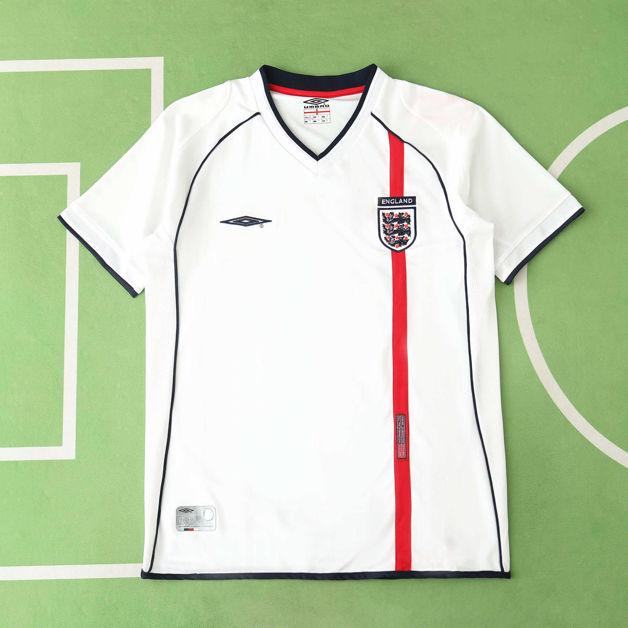 2002 England home retro Fan version