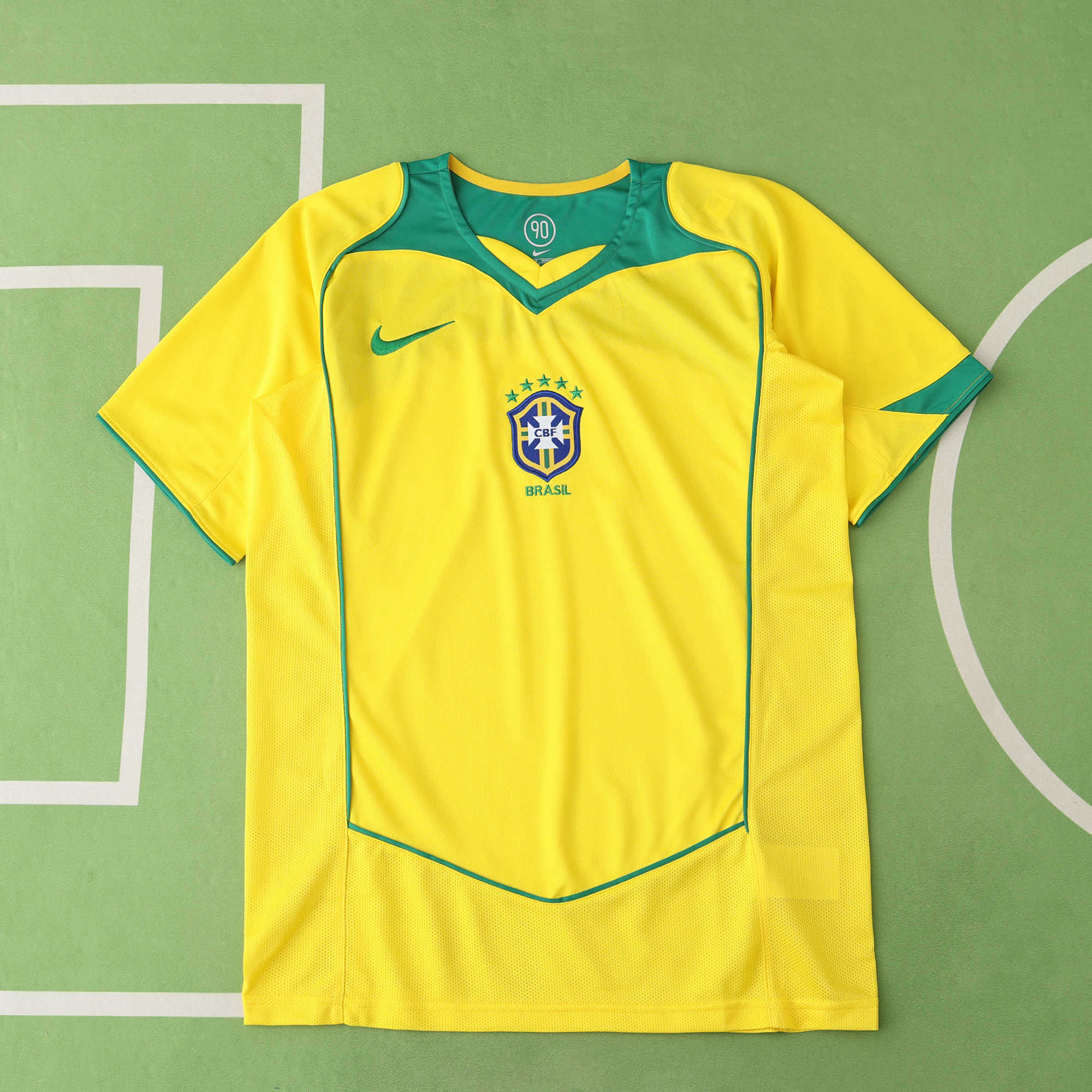 2004 Brazil home retro Fan version