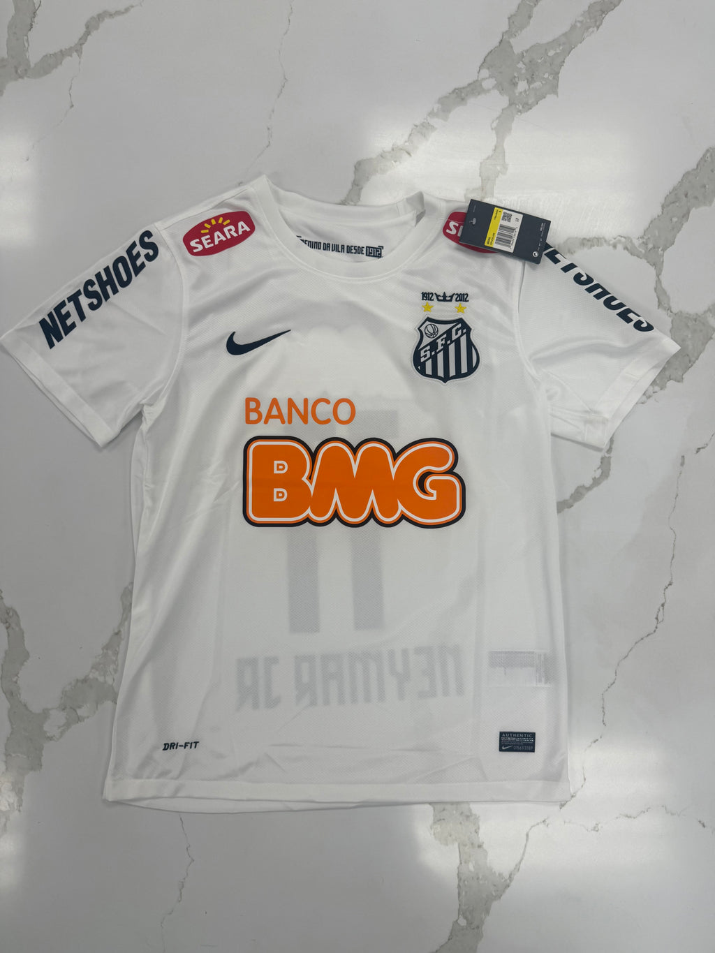 NEYMAR 2013 Santos FC home retro Fan version