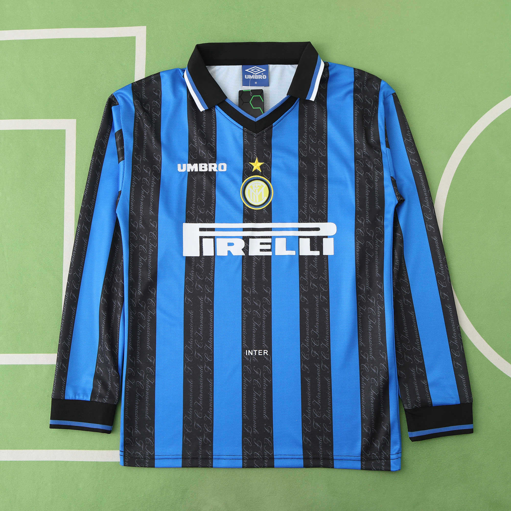 97-98 F.C. Internazionale Milano home Long sleeved retro Fan version