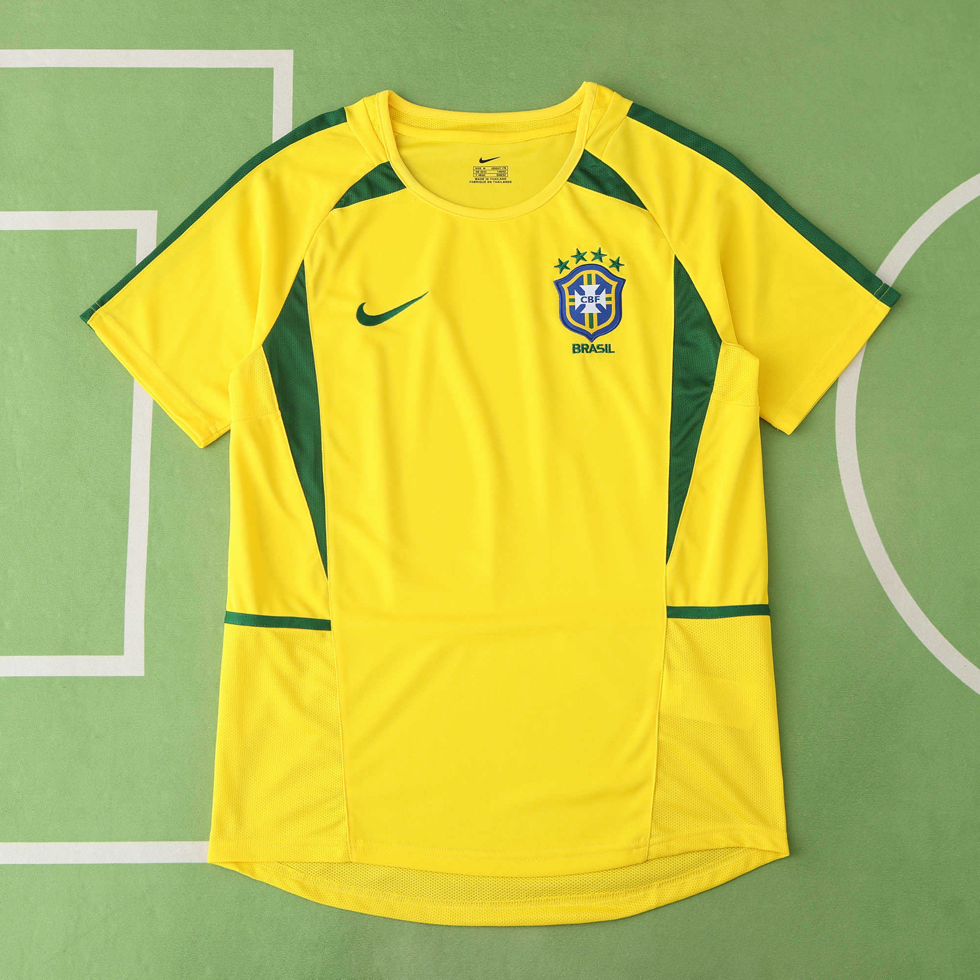2002 Brazil home retro Fan version