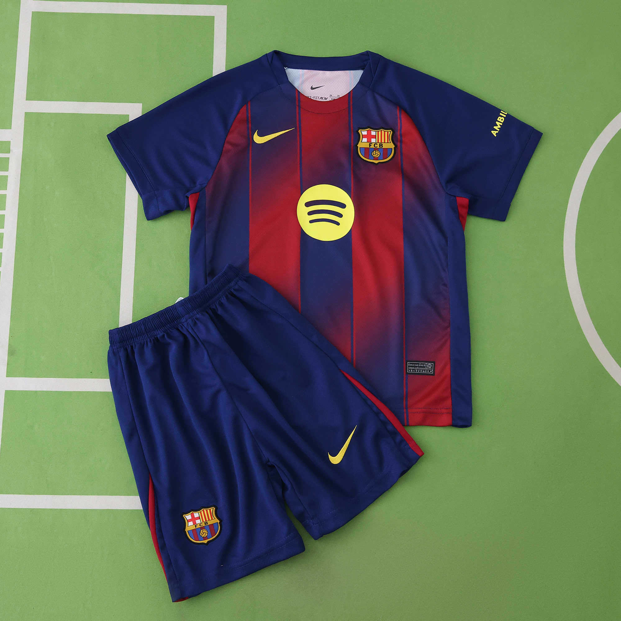 LAMINE YAMAL 25/26 FC Barcelona / Barça home Kids kit