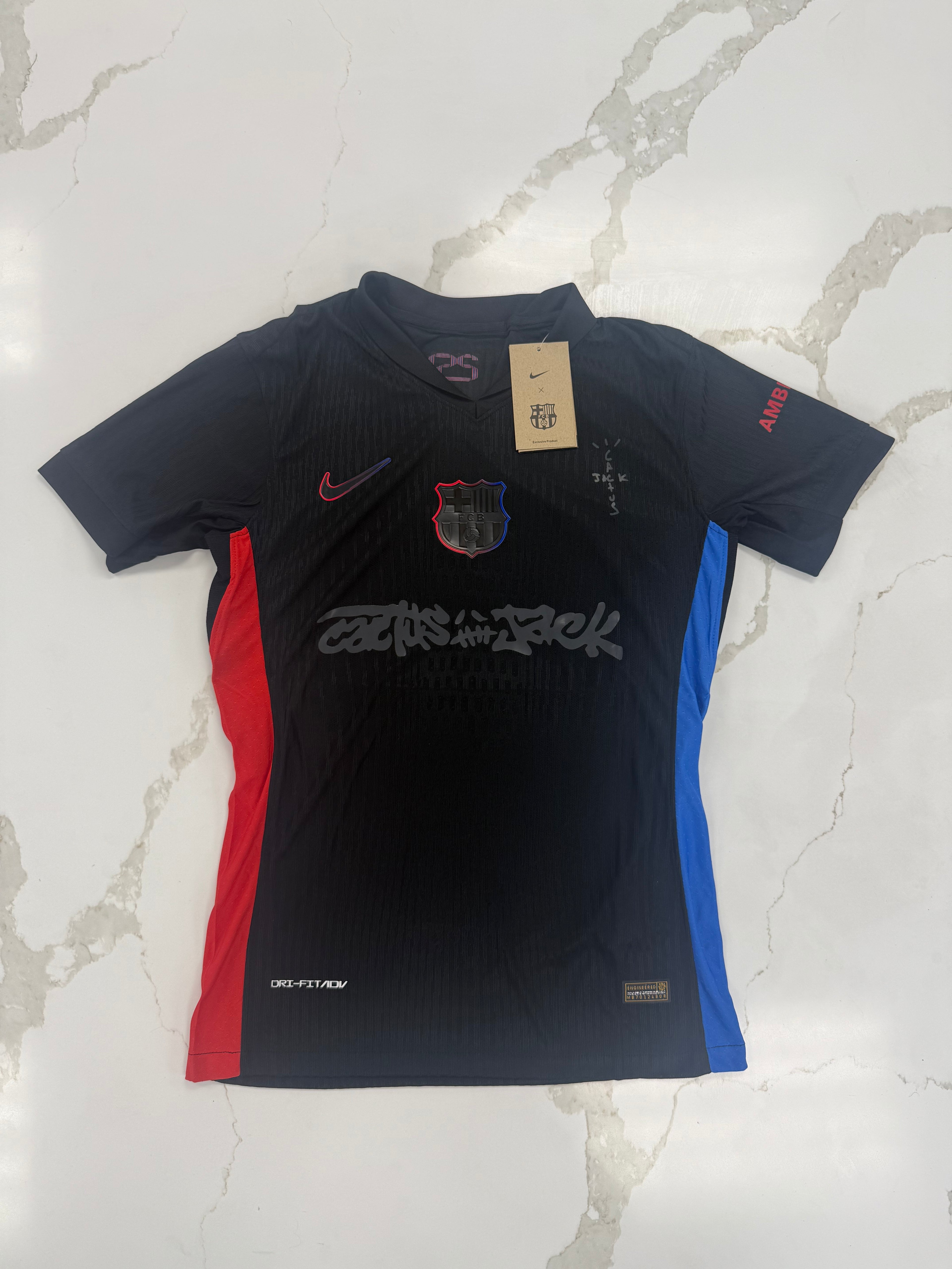 FC BARCELONA X TRAVIS SCOTT jersey. FC Barcelona 24/25 away Player version