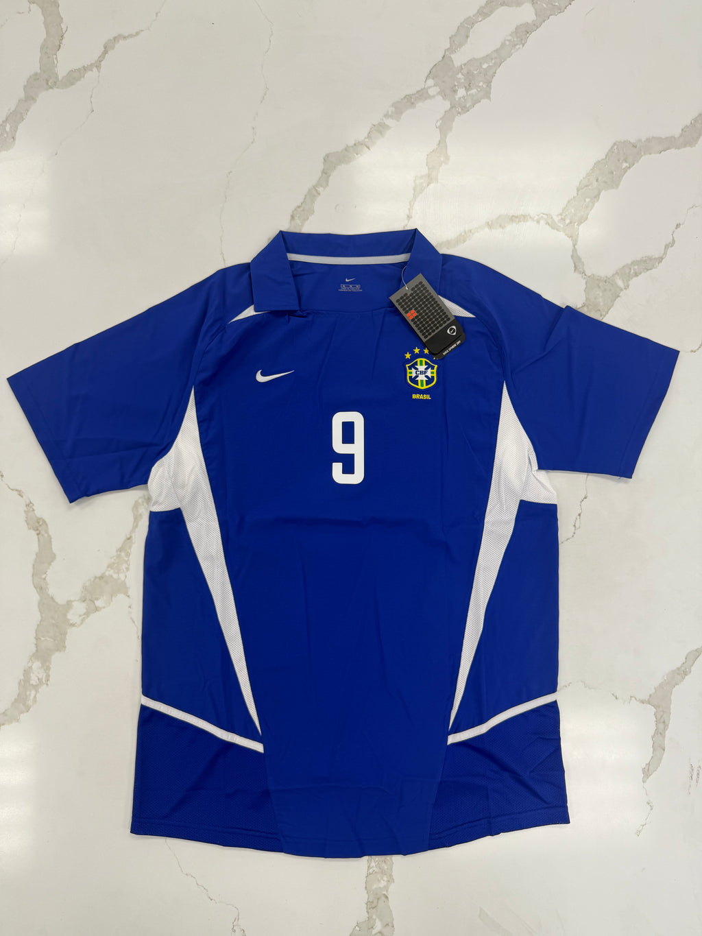 RONALDO 2002 Brazil away retro Fan version