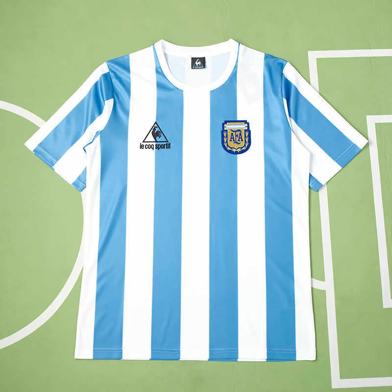 1986 Argentina home retro Fan version