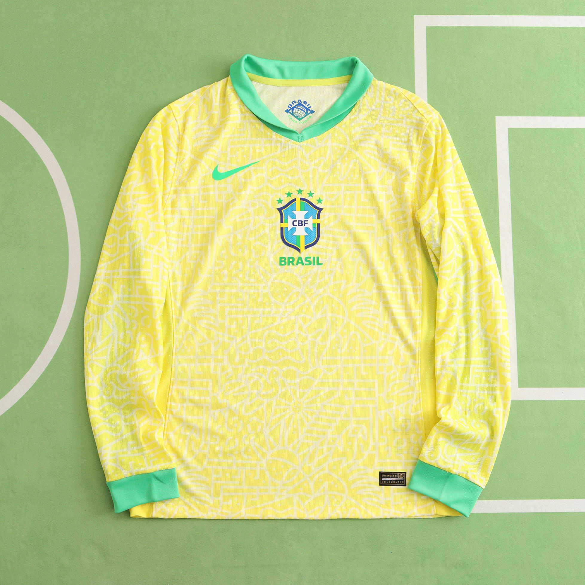 2024 Brazil home Long sleeve Player version