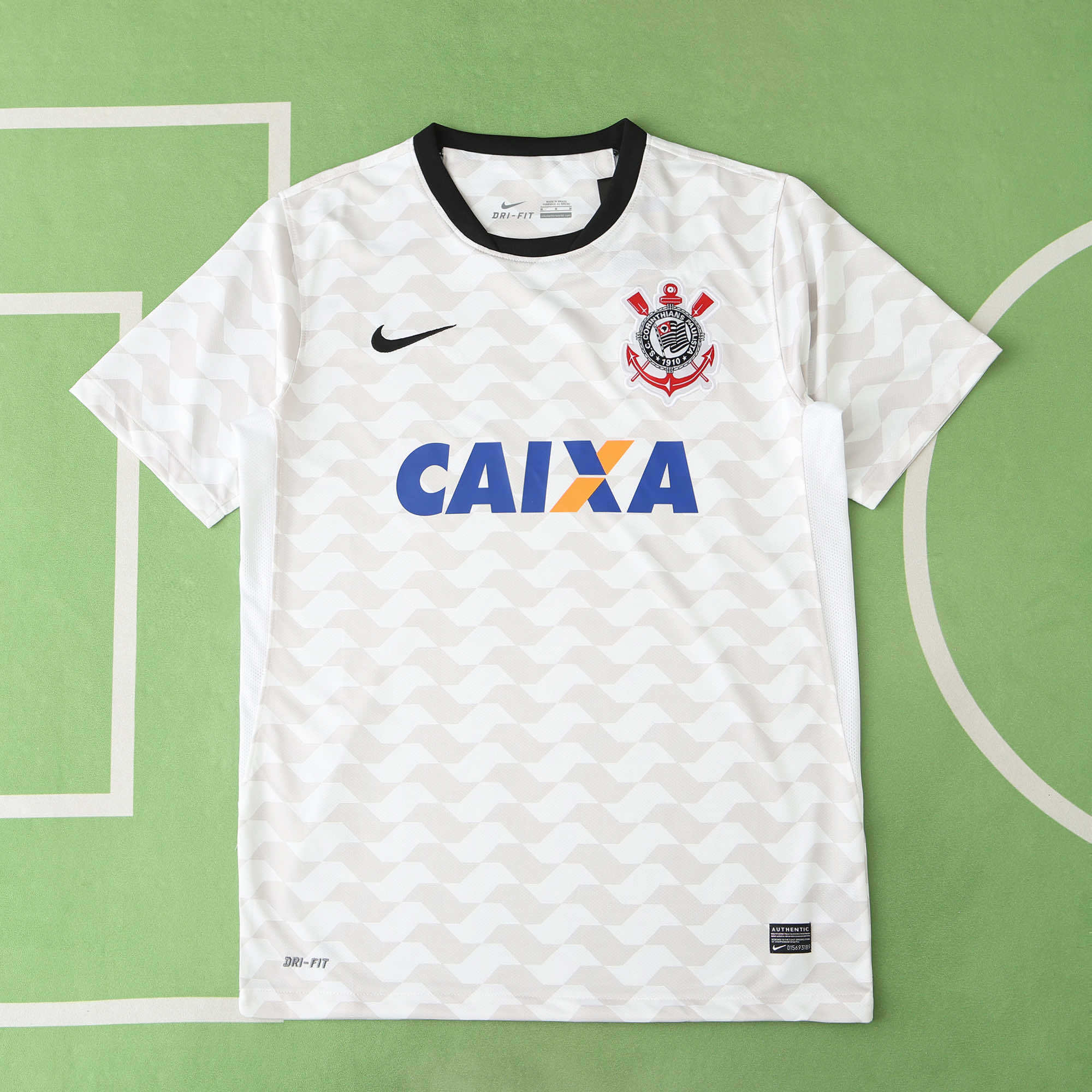 12-13 Corinthians Paulista home retro Fan version