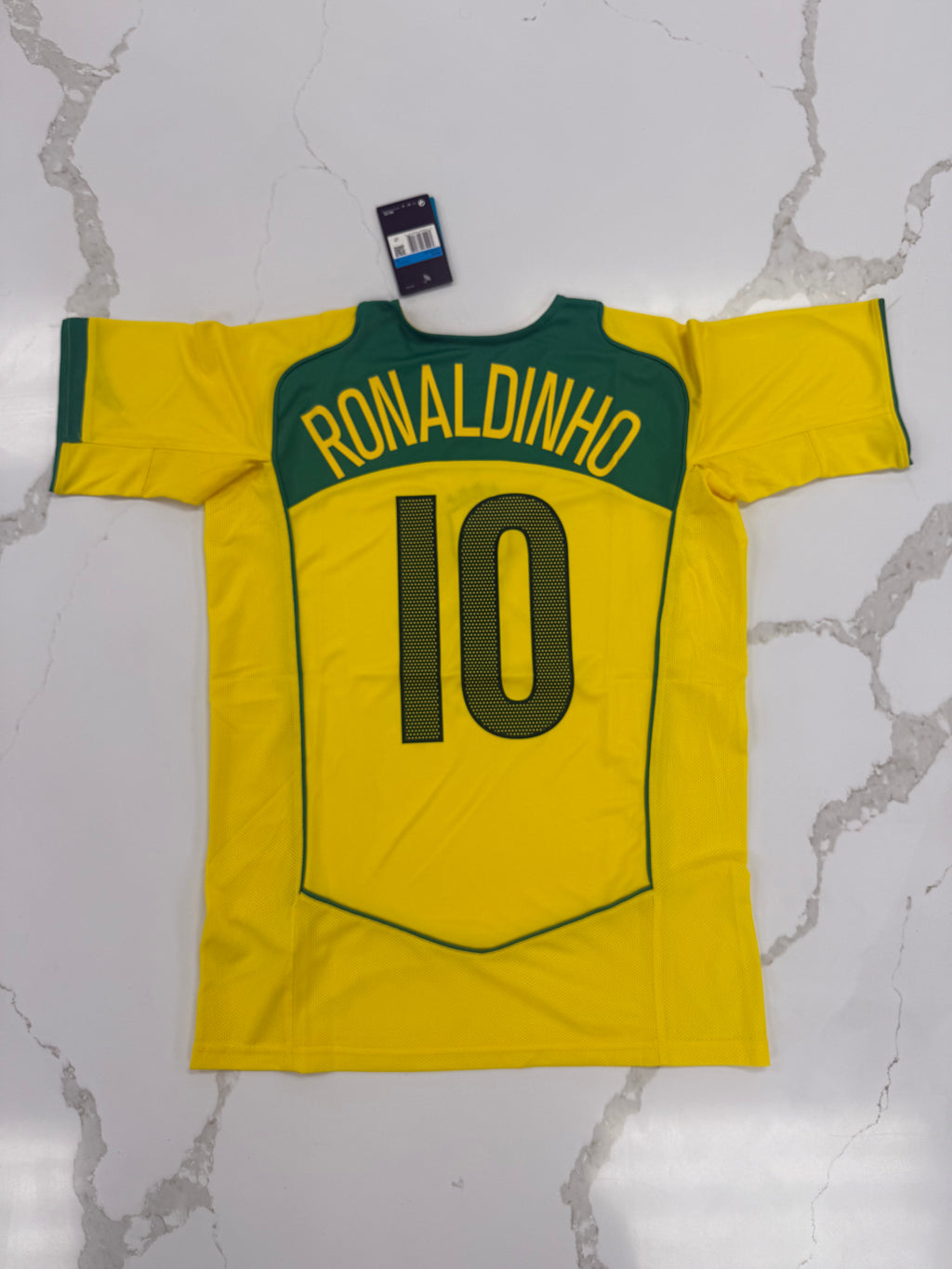 RONALDINHO 2004 Brazil home retro Fan version