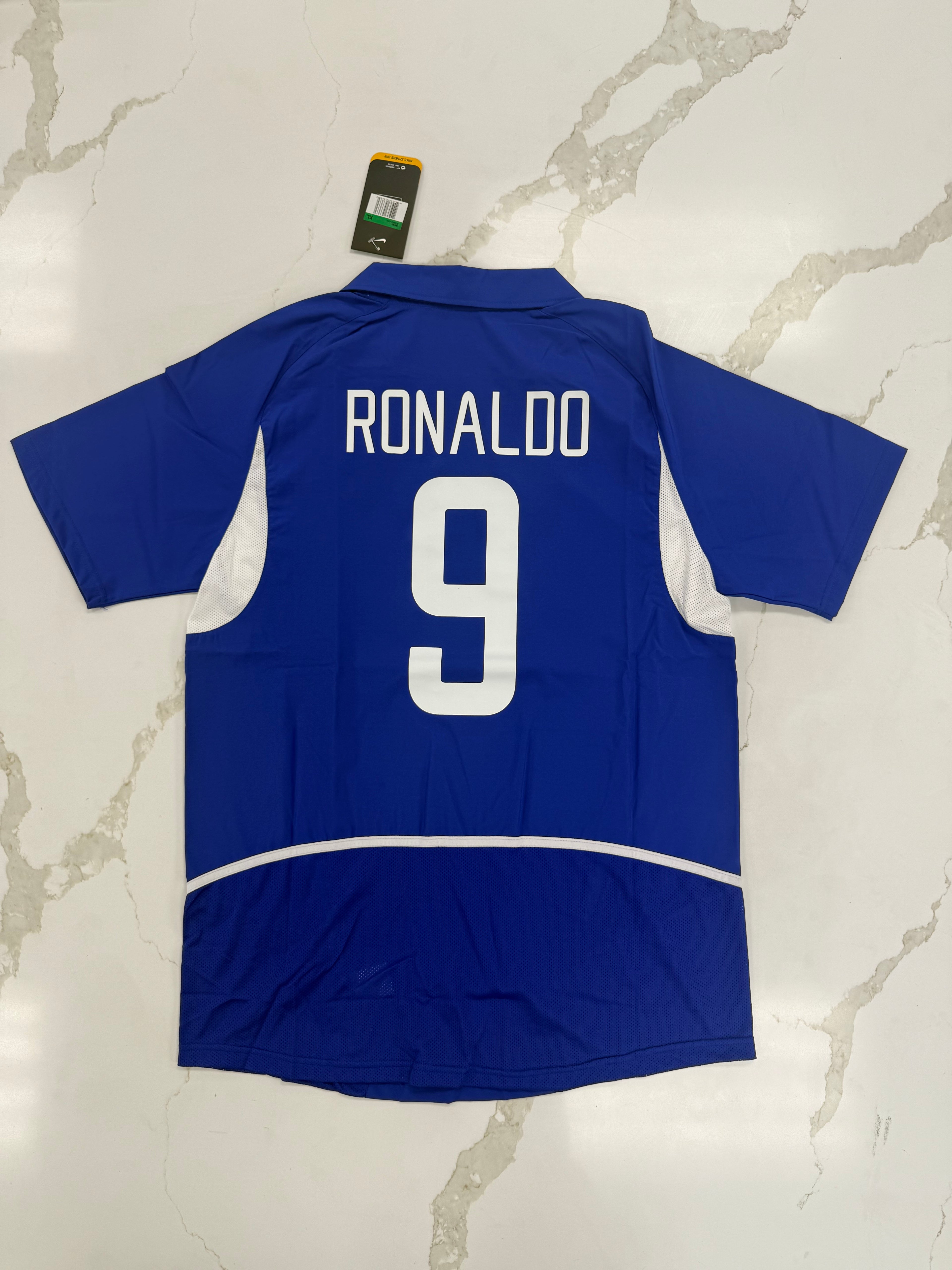 RONALDO 2002 Brazil away retro Fan version