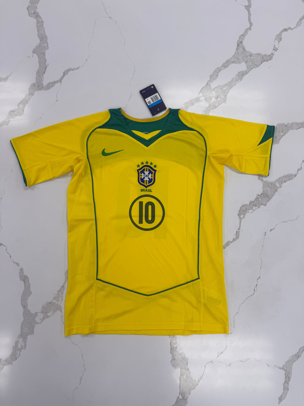 RONALDINHO 2004 Brazil home retro Fan version