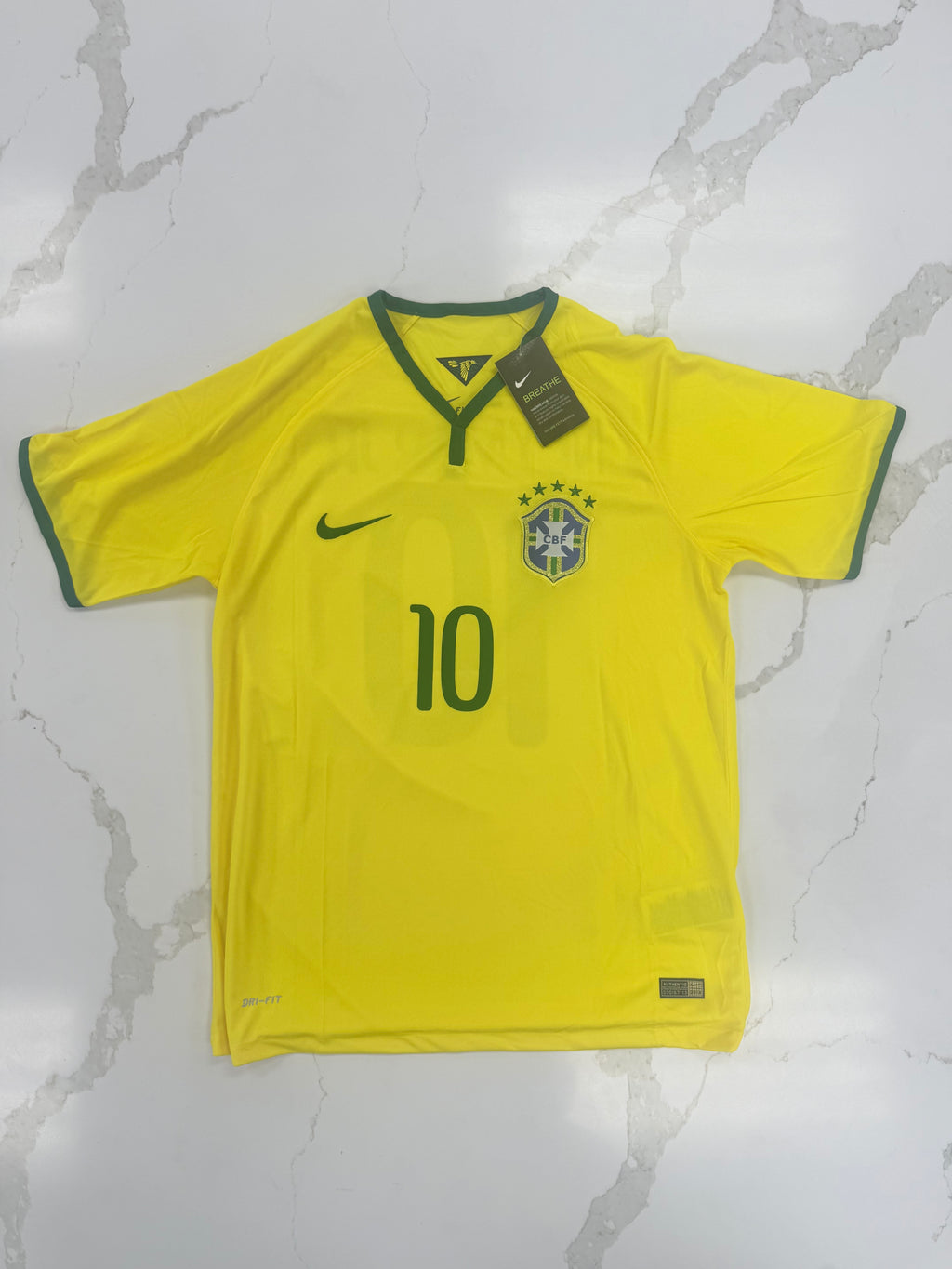 NEYMAR 2014 Brazil home retro Fan version