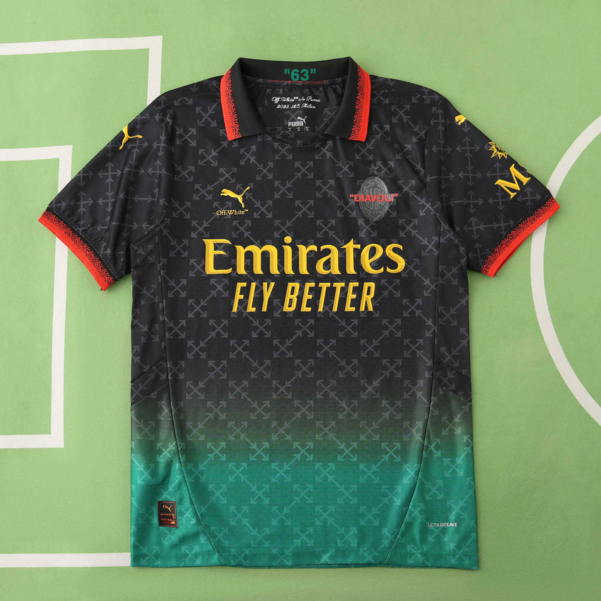 24-25 A.C. Milan x OFF-WHITE Player version