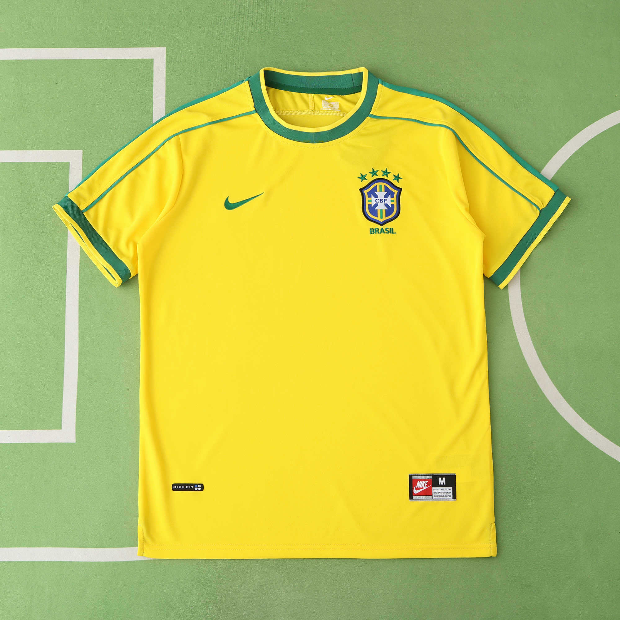 1998 Brazil home retro Fan version