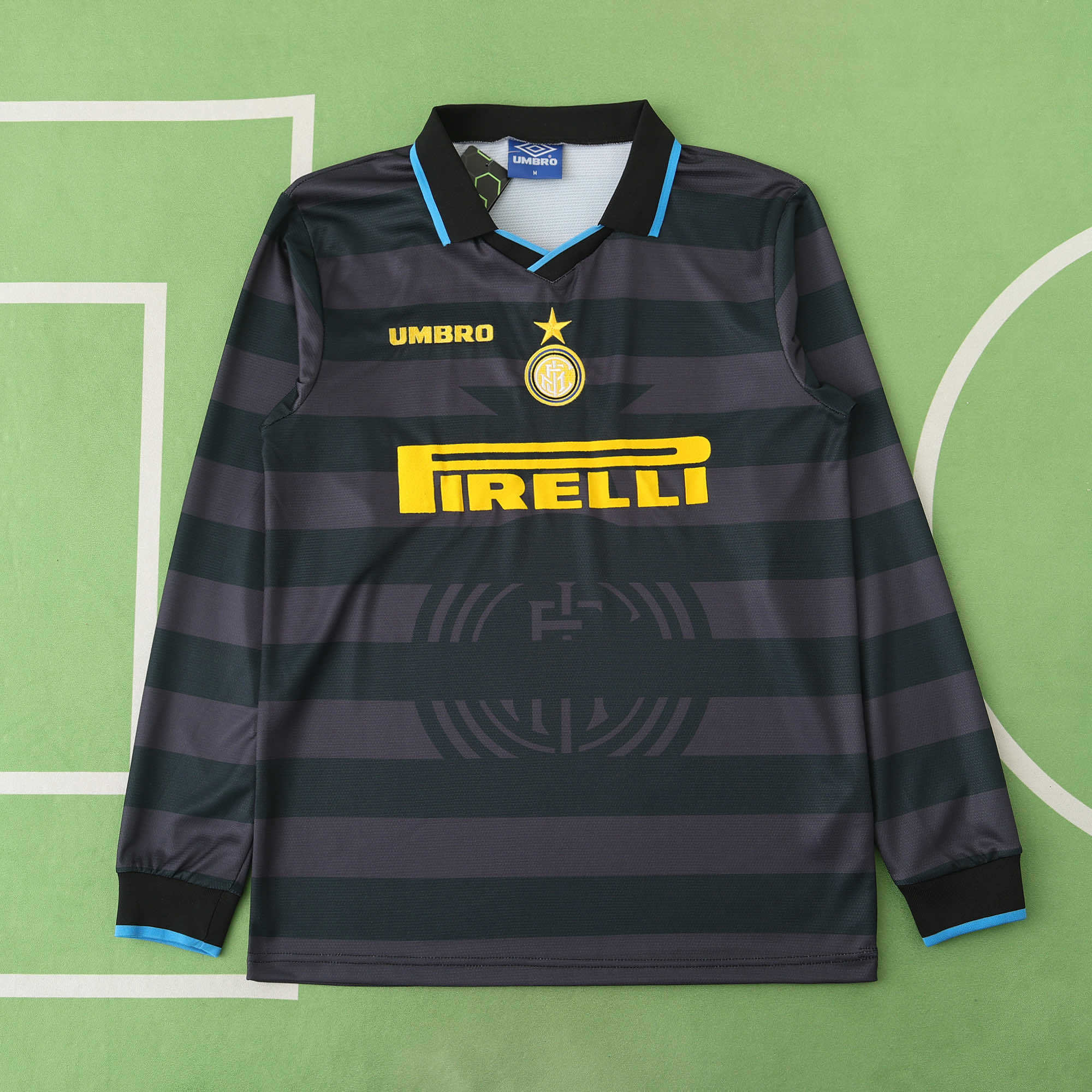 97-98 F.C. Internazionale Milano third Long sleeved retro Fan version