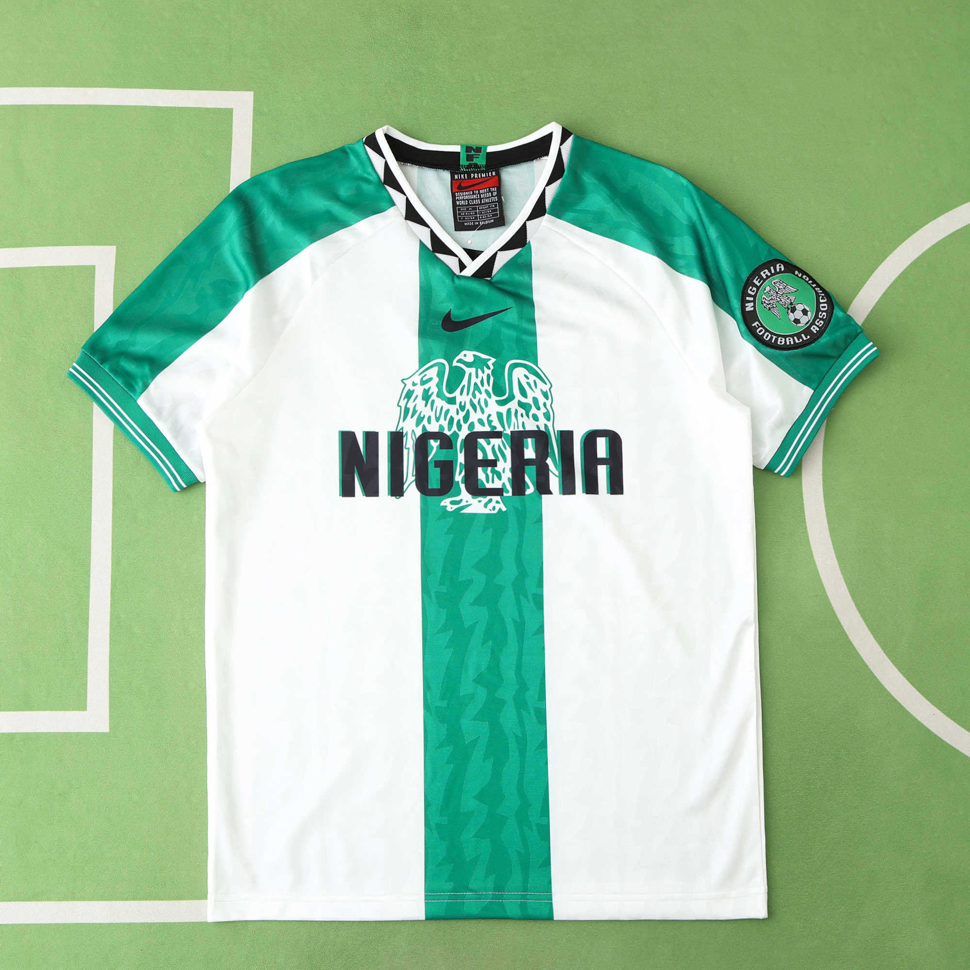 1996 Nigeria away retro Fan version