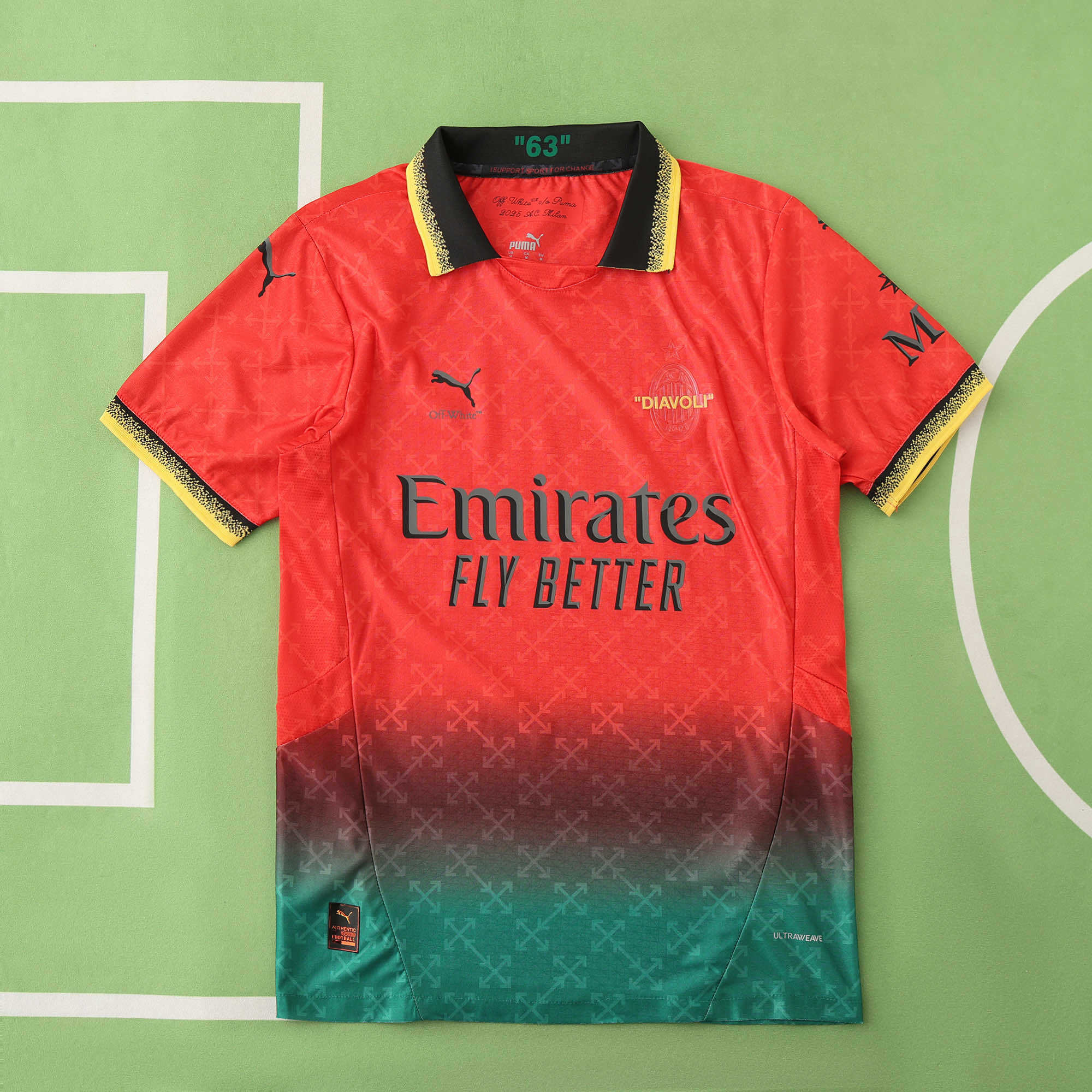 24-25 A.C. Milan x OFF-WHITE Player version